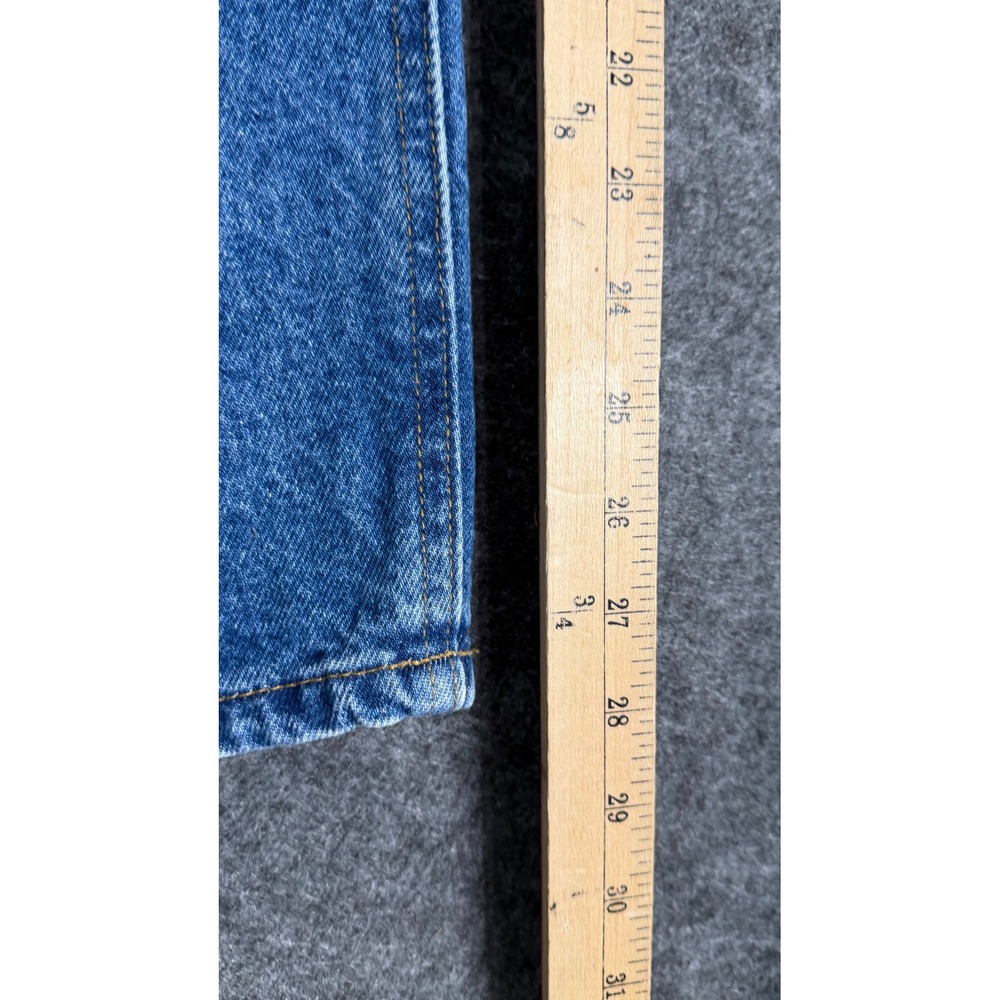 Carhartt Mens Relaxed Fit Straight Leg Denim Jeans Blue Medium Wash 37x27.5 - Picture 7 of 7